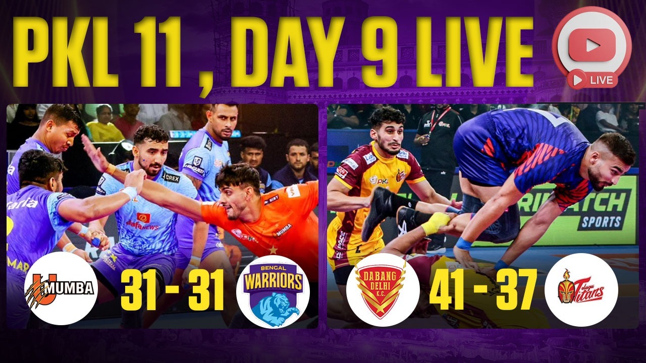 PKL 11: U Mumba match with Bengal Warriors ended with pulsating Draw 